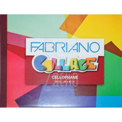 Альбом для творчості Collage Cellophane, 24х32 см, 10 л., Fabriano