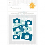 Набір чипбордів "Essentials Chipboard Cameras", 11 шт., Studio Calico