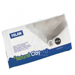 Маса для моделювання Natural Clay, біла , 400 г, Milan