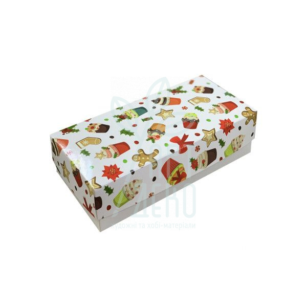 Коробка подарункова "Різдвяні солодощі", 20х10х5 см, Україна