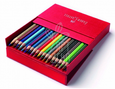 Набір олівців акварельних COLOUR GRIP 2001, тригранні, студійна коробка, 36 шт, Faber-Castell