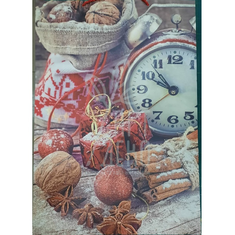 Пакет подарунковий "Новорічне диво", 50x72x17,5 см, Україна