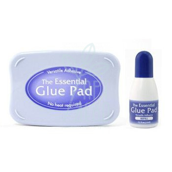 Набір клеєва подушечка + заправка Glue Pad & Inker Set, Tsukineko Набір клеєва подушечка + заправка Glue Pad & Inker Set, Tsukineko