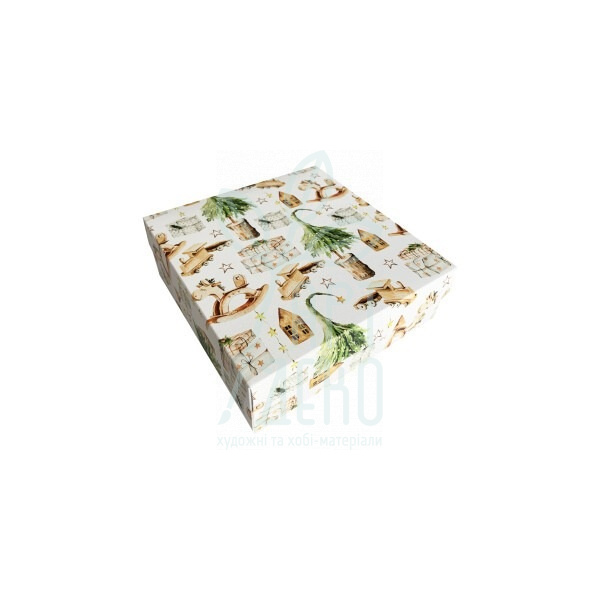 Коробка подарункова "Баварія. Huge", 18х18х6 cм, Україна 