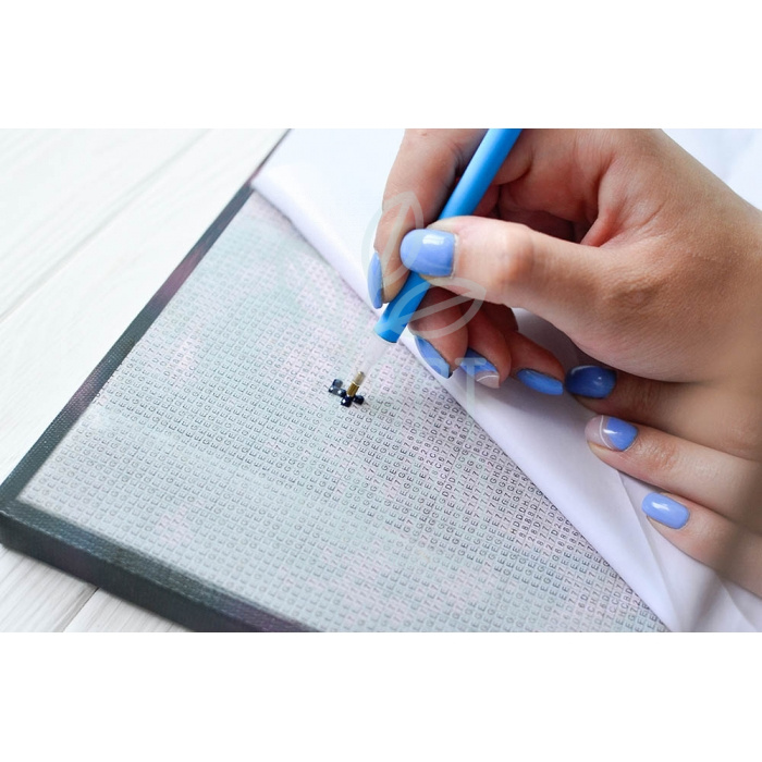 Набір з алмазною мозаїкою "Ніжний букет", 40х50 см, Ідейка