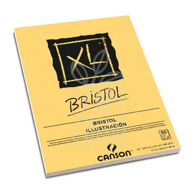 Альбом-склейка для графіки XL Bristol, А3 (29,7х42 см), 180 г/м2, 50 л., Canson