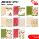 Набір дизайнерського паперу, двосторонній "Holiday Time", А4 (21х29,7 см), 200 г/м2, 8 л., ROSA