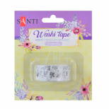 Стрічка паперова самоклеюча "Letters", 1,5 см х 5 м, Santi