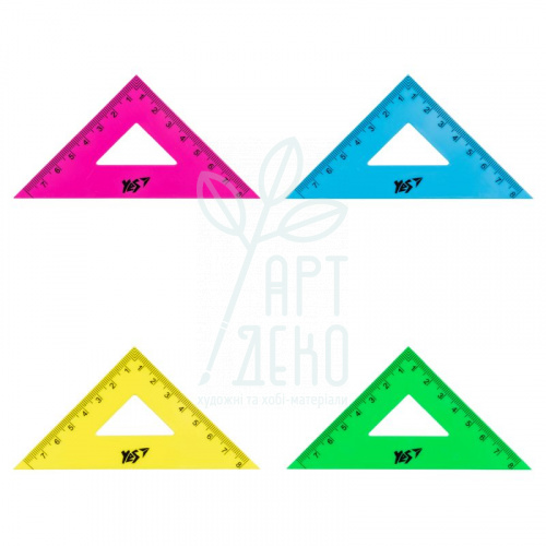 Трикутник рівнобедрений, флуорисцентний, 8 см, Yes 