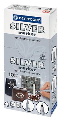 Маркер перманентний Gold&Silver 2690, 1,5-3 мм, Centropen 