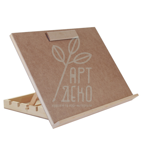 Мольберт-планшет настільний, ДВП, А3, 44х30х34 см, ROSA Talent