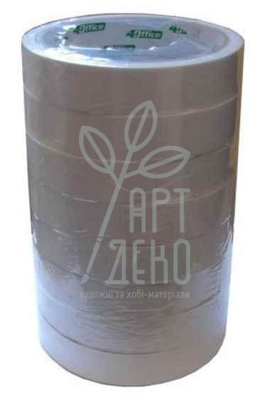 Скотч двосторонній, 12 мм х 10 м, 4Office