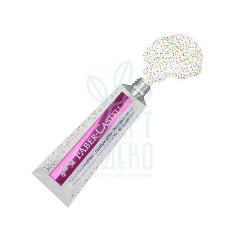 Набір клею Rainbow Glitter, 12 мл х2 шт, Faber-Castell