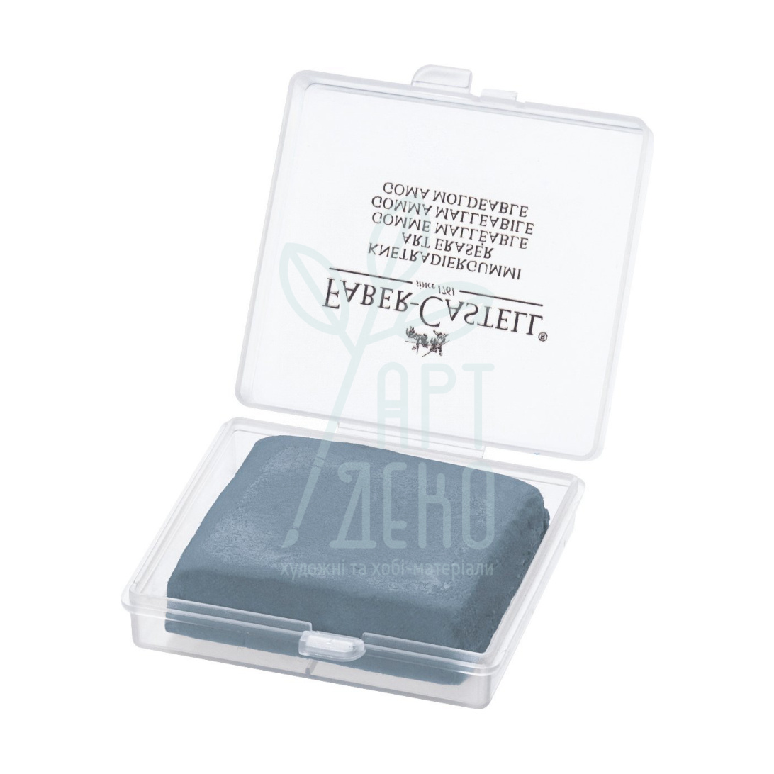 Гумка-клячка, прямокутна, 40х35х10 мм, сіра, Faber-Castell