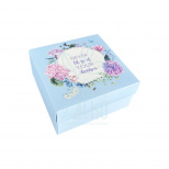 Коробка подарункова "Гортензія", 20х20х10 см, Україна