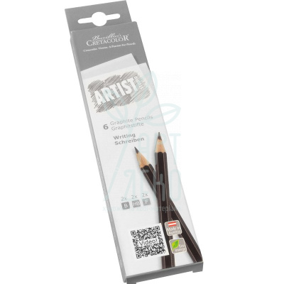 Набір олівців графітних Artist Studio Line, 6 шт, Cretacolor