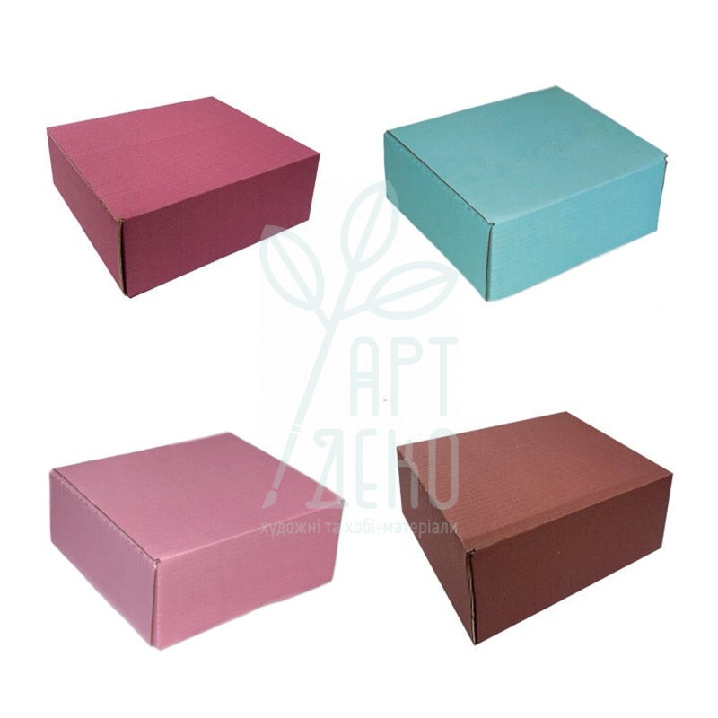 Коробка подарункова, гофрокартон, 21х19,5х8,7 см, Україна