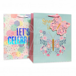 Пакет подарунковий "Let`s celebrate!", 27х32х13 см, Україна