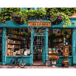 Набір для розпису за номерами "Світ книжок", 40х50 см, Ідейка