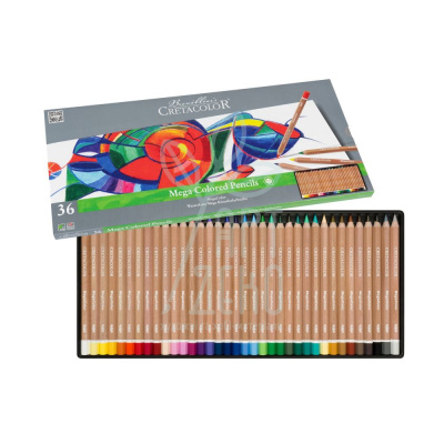 Набір олівців кольорових Mega Color, 36 шт., Cretacolor