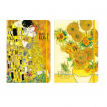 Зошит для ескізів MUSE, А5 (14,8х21 см), скруглені кути, крапка, 80 л., Школярик