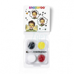 Набір фарб для аквагриму Mini Face Paint Chick, 3 кол. x3,75 мл, Snazaroo