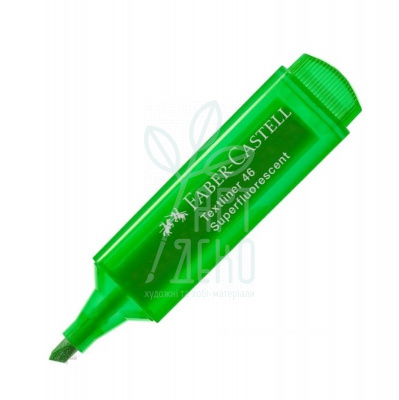 Маркер Textliner Superfluorescent, зелений, 1-5 мм, Faber-Castell