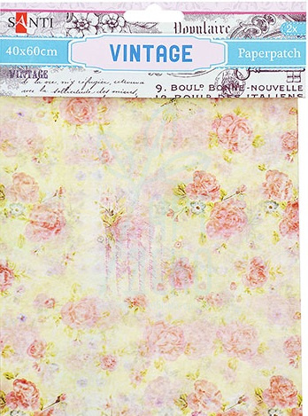 Папір для декупажу "Vintage", 40х60 см, 2 л., Santi