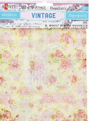 Папір для декупажу "Vintage", 40х60 см, 2 л., Santi