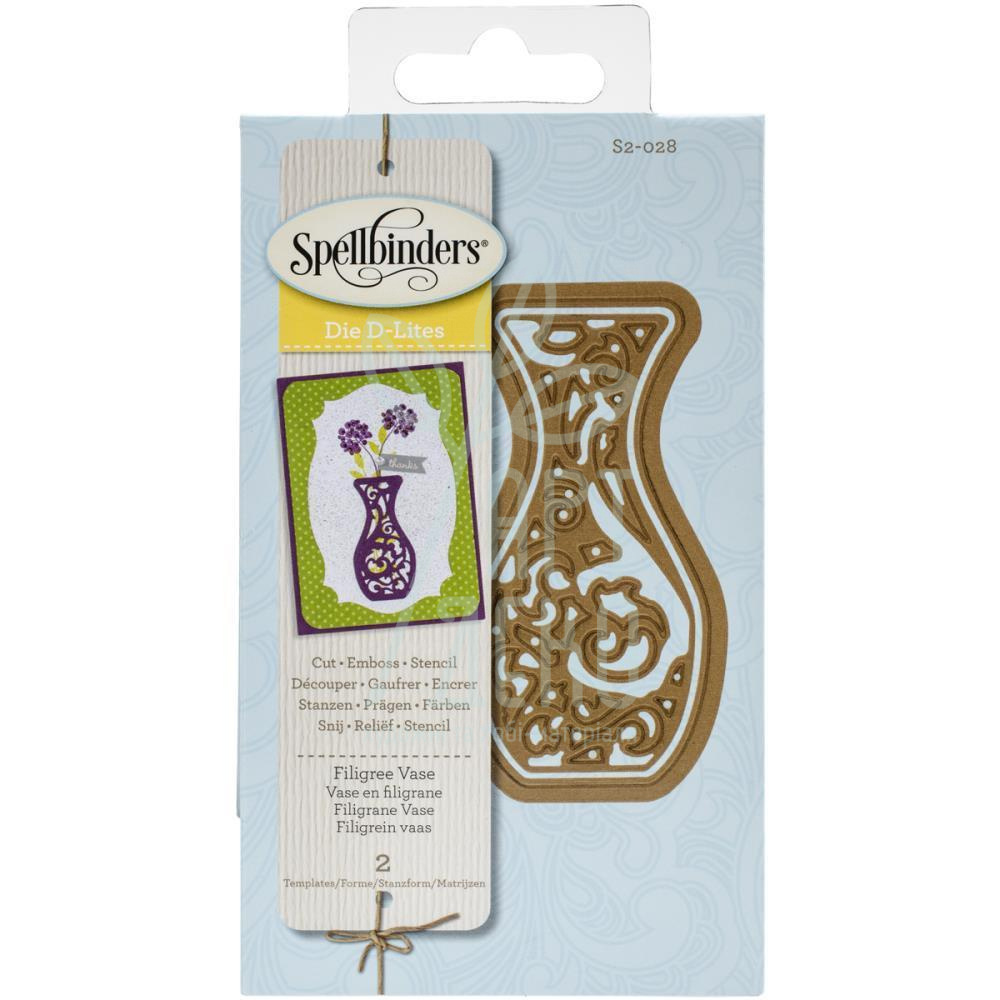 Набір ножів для скрапбукінгу Filigree Vase, Spellbinders