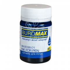 Чорнило для ручок, синє, 50 мл, Buromax