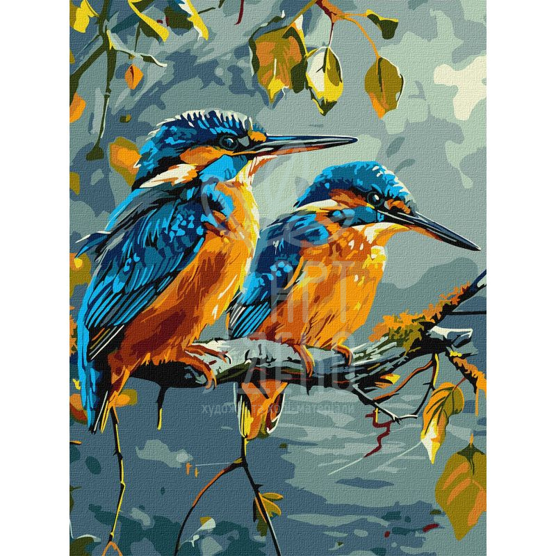 Набір для розпису за номерами "Скарби природи", 30х40 см, Ідейка