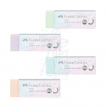 Гумка вінілова Dust Free Pastel, прямокутна, асорті кольорів, Faber-Castell