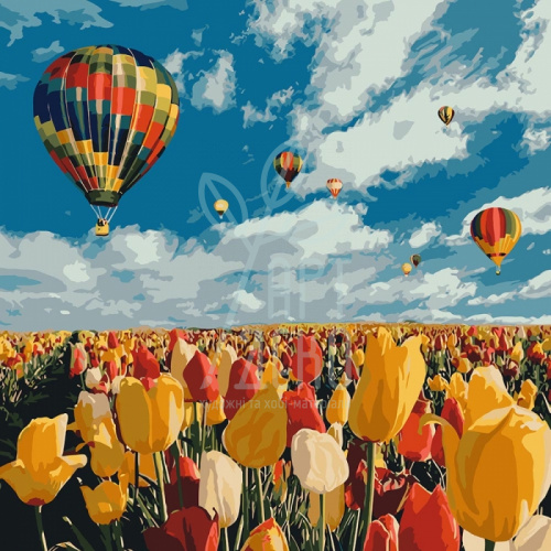 Набір для розпису за номерами "Політ у майбутнє", 40х40 см, Ідейка