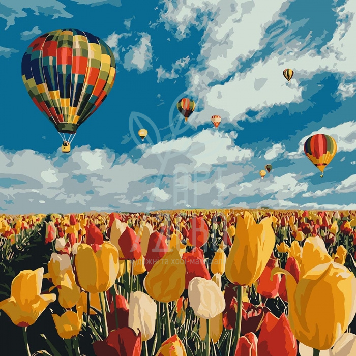 Набір для розпису за номерами "Політ у майбутнє", 40х40 см, Ідейка