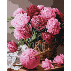 Набір для розпису за номерами "Таємниці пелюсток", 40x50 см, Ідейка