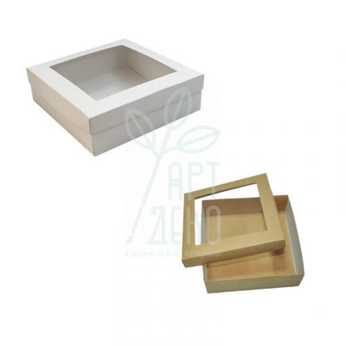 Коробка подарункова "Баварія", 18х18х6 cм, Україна 