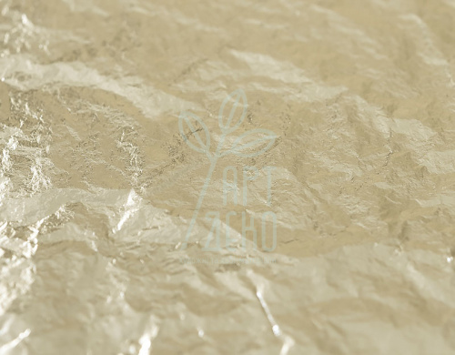 Золото сусальне, вільне, біле, 13,6  карат, 80х80 мм, 25 л., NORIS