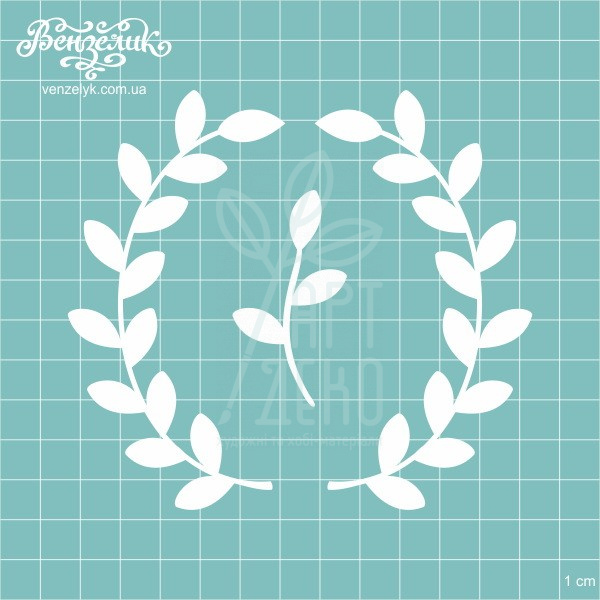 Набір чипбордів "Гілочки 03", Вензелик