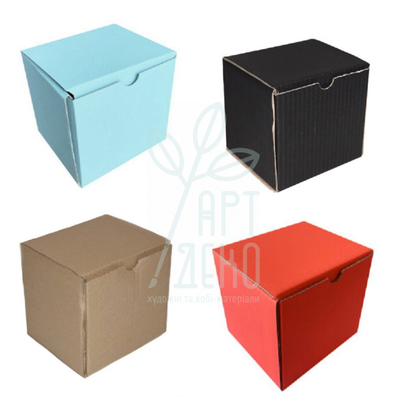 Коробка подарункова, гофрокартон, 12х11,3х12 см, Україна
