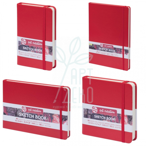 Альбом для графіки Talens Art Creation. Red, 140 г/м2, 80 л., Royal Talens