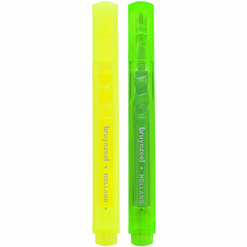 Набір маркерів Highlighter Yellow/Green, 2 кол., Bruynzeel