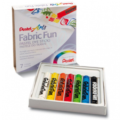 Набір пастелі для тканини FabricFun Pastels, 7 кол., Pentel