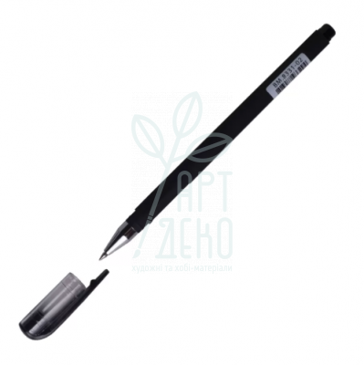 Ручка гелева Focus, 0,5 мм, чорна, Buromax