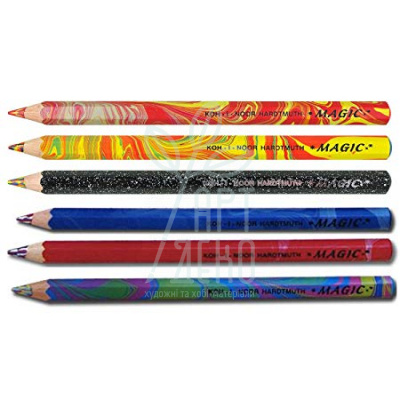 Олівець різноколірний Magic, асорті, KOH-I-NOOR