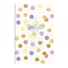 Зошит для записів, B5 (25х17,6 см), Soft Touch+тиснення, білий блок, клітинка, 80 л, Школярик