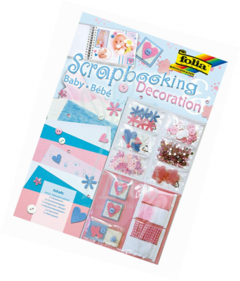 Набір для скрапбукінгу Scrapbooking Deco Set "Baby", Folia