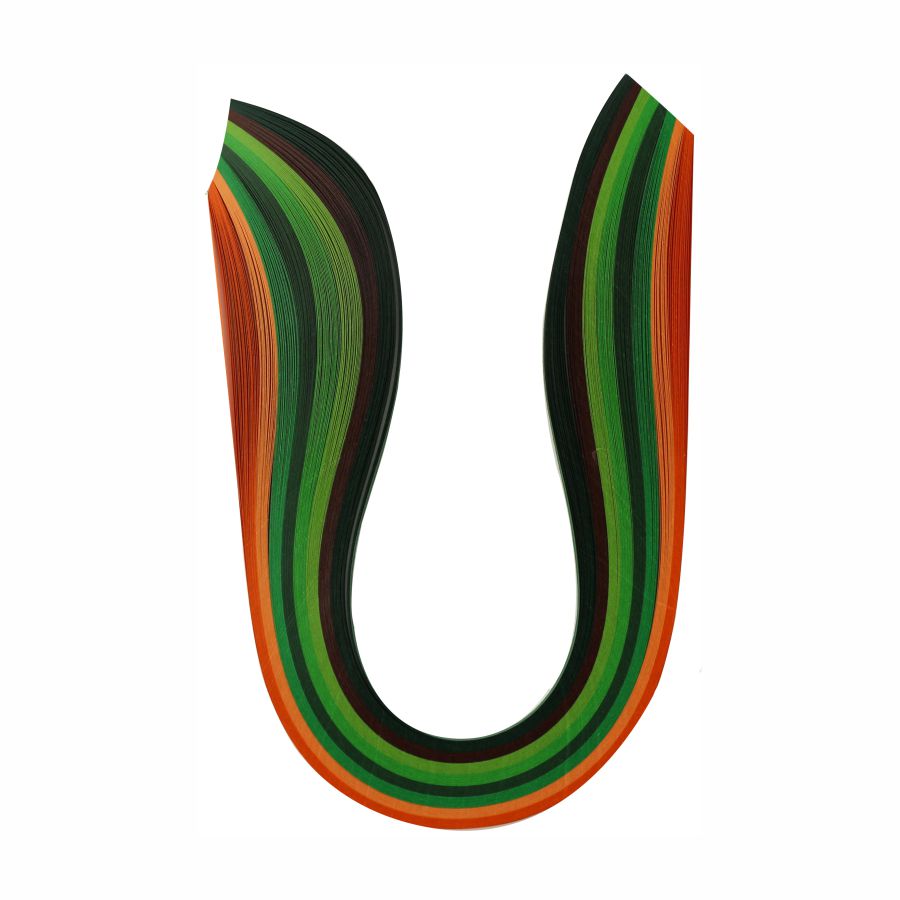 Набір смужок для квілінгу №40 "Весна", 0,5x50 см, 130 г/м2, 8 кольорів, ROSA Talent