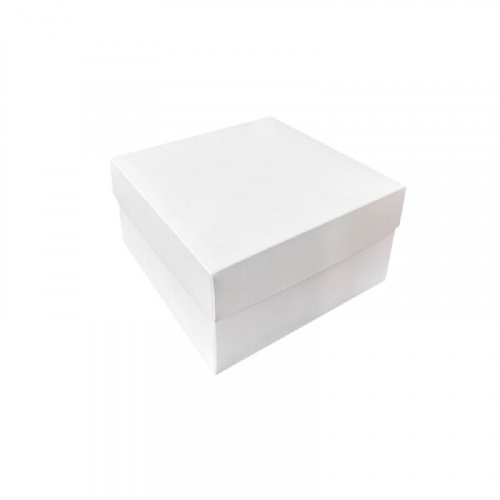 Коробка подарункова "Баварія", 20х20х10 см, біла, Україна