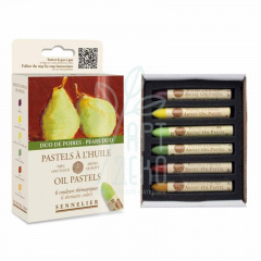 Набір пастелі олійної Pears duo, 6 шт, Senellier